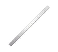 Righello da disegno in acciaio inox robusto per uso professionale, con sistemi di misurazione, adatto per architetti, ingegneri, regola in acciaio di lunga durata