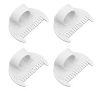 Righello da Dito per Cucito, 4 Pezzi Calibro per Cucire da 3 mm con Punto di Blocco, Righelli Dita per Cucito, per Orli Precisi, Trapuntatura e Cucire Fai Da Te
