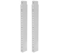 Righello da falegname pieghevole da 2 pezzi, 2 m, leggero e compatto, strumento per la lavorazione del legno