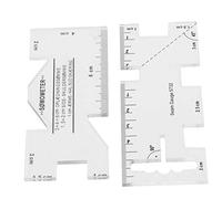 Righello da lavoro patch 2 pezzi, righello per cucito da cucito trasparente patchwork Strumenti fai da te Mini modello di macchina da cucire per uso domestico