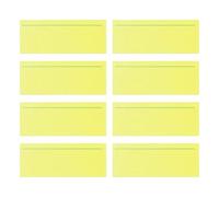 Righello da lettura per sovrapposizioni di dislessia, sovrapposizioni di colore giallo per dislessia, 8 strisce di lettura guidate per leggere la dislessia, aiuta a ridurre lo stress visivo