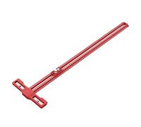 Righello da scrittura con cursori ispessiti stabilizza il righello di base per un posizionamento stabile e lunghezza regolabile nelle attività di lavorazione del legno in alluminio