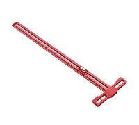Righello da scrittura con cursori ispessiti stabilizza il righello di base per un posizionamento stabile e lunghezza regolabile nelle attività di lavorazione del legno in alluminio