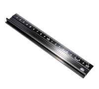 Righello da Taglio, Righello da Taglio Antiscivolo, Righello di Sicurezza con Protezione, Strumenti di Misurazione in Alluminio Tipo L(45cm)