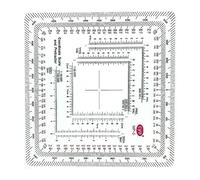 Righello delle coordinate direzionali con della mappa | Pratica della mappa topografica chiara, goniometro navigazione in della mappa topografica per