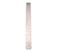 Righello dentellato per il collo della chitarra, strumento per liutai con bordo dritto da 41,5 cm, in acciaio inox, strumento di misurazione per chitarra elettrica