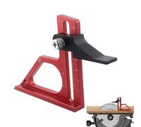 Righello di altezza per falegnameria - Strumento di falegnameria con scala di precisione,Accessori multifunzione per sega a tavolo, strumento di misura resistente per ingegneria di precisione