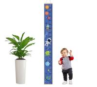 Righello di crescita - Tabella di misurazione 'altezza da appendere, decorazione da parete in legno, striscia in tela per registri della crescita dei bambini, strumento di misurazione leggero per