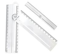 Righello Di Disegno Di Geometria Matematica - Trasportatore Righello D'angolo Artigianale | Righello Ad Angolo Retto Multifunzione Protezione Del Righello Del Disegno Ad Angolo, Squadra Di