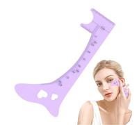 Righello di mappatura delle sopracciglia, guida al disegno delle sopracciglia | Modello di sopracciglio in silicone,Righello di posizionamento delle sopracciglia, strumento professionale per trucco