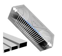 Righello di marcatura angolare e strumento di marcatura | Tracciatore in acciaio inossidabile ad angolo retto - Strumento ergonomico di disegno parallelo, righello pieghevole a 90 gradi per ingegneria