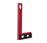 Righello di marcatura di precisione, righello per la lavorazione del legno, righello per il posizionamento dei fori - Strumento di marcatura portatile in lega di alluminio per ingegneri