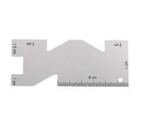 Righello di Misura in Metallo Righello per Cucire Strumento per Cucire Accessorio per misuratore Righello per Cucito 1 PZ Uncinetto per Cucire