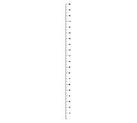 Righello di misurazione 'altezza, grafico di crescita per bambini, da appendere alla parete, adesivo da parete, righello di misurazione rimovibile, adesivi portatili per la misurazione