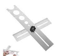 Righello di misurazione angolare per piastrelle, 40 cm, universale, regolabile, per falegnami, piastrellisti