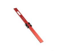 Righello di misurazione di precisione in lega di alluminio con indicatore di marcatura e arresto scorrevole, doppia bilancia in pollici/metrica, traccia a T per disegno angolare per la lavorazione del