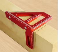 Righello di misurazione multi-angolo 3D, goniometro quadrato ad alta precisione 45/90 gradi, per la lavorazione del legno, linea di disegno, righello triangolare, strumento di misurazione del layout