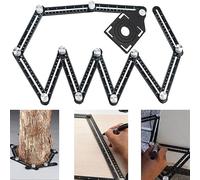 Righello Di Misurazione Multi-Angolo, Angolare, in Lega Di Alluminio, 12 Strumen