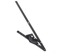 Righello di misurazione multi angolo in robusta lega di alluminio per una misurazione precisa di angoli e forme complesse