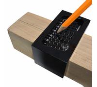 Righello di posizionamento dei fori a forma di T, per la lavorazione del legno a forma di T, per misurare lo scriba, strumento di fissaggio per marcatura da falegname