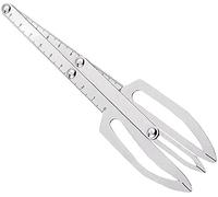 Righello di posizionamento delle sopracciglia Righello per sopracciglia per trucco Strumento di misurazione del sopracciglio Strumento permanente in acciaio inossidabile cosmetico di misurazione del