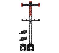 Righello di posizionamento per foratura 5 in 1, 35 cm, righello quadrato a T, calibro regolabile per la lavorazione del legno, per foratura precisa