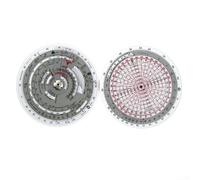 Righello di volo per plotter aeronautico, regola scorrevole circolare, calcolatrice di navigazione circolare in plastica impermeabile per computer di aviazione (E6B-R)