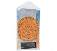 Righello di volo, plotter per circuiti aerei, strumento di misurazione in plastica, strumento di misurazione per addestramento aeronautico, navigazione di volo civile (CRP-1)