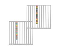 Righello diamantato in acciaio inox, 2 pezzi, accessori per diamond art, strumento di allineamento per trapano quadrato e rotondo (2 file di diamanti)