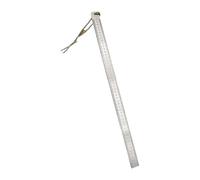 Righello diritto in acciaio inox 50 cm 20 pollici Righello di difesa montato auto strumento di misurazione multifunzionale bordi dritti righello4 acciaio inossidabile ispessito