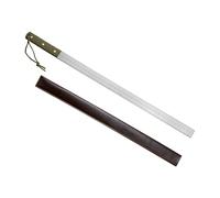 Righello diritto in acciaio inox 50 cm 20 pollici strumento di misurazione ispessito supporto auto righello difesa pollici MM doppia scala laterale