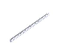Righello Diritto In Acrilico Trasparente Campo Misura 0-12 Pollici Bilancia Chiara E Accurata Righello Matematico Accurato Spessore 1 Cm