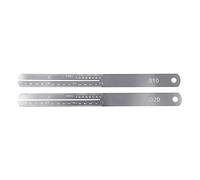 Righello diritto per chitarra in acciaio inossidabile per basso elettrico chitarra acustica righello in acciaio per chitarra elettrica set di strumenti di misurazione