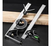 Righello e goniometro ad angolo retto regolabile con combinazione multifunzionale, strumento di misurazione mobile