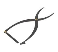 Righello e stencil per microblading in acciaio inossidabile, rapporto aureo a 3 punti, nero e dorato