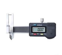 Righello elettronico digitale 3 in 1, calibro a corsoio da 0 a 25 mm, in acciaio inox, con display LCD, per misurare lo spessore del diametro esterno interno, per la creazione di gioielli, perline