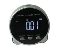 Righello elettronico digitale con LCD, ricaricabile, tipo C, 260 mAh | Misura curve e diametri, memorizza 10 gruppi di storia, portata fino a 199,999 m, plastica leggera, per USB C ricaricabile