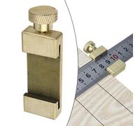 Righello ergonomico in ottone per lavorazione del legno strumento compatto per r