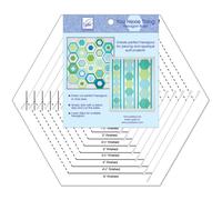 Righello esagonale June Tailor You Hexie Thing