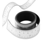 Righello Flessibile Magnetico, 1m Flessibile Metro a Nastro Magnetico con Pollici e Centimetri per Lavagna Bianca in Classe Officina Fresatrici Tavolo da Disegno e da Lavoro