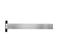 Righello for da scriba for la lavorazione del legno Righello for fori di tipo T. Strumento di misurazione for falegname for la lavorazione del legno.(Silver 400mmT-ruler)