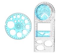 Righello Geometrico Multifunzionale - Righello Geometrico Matematico, Sovrano Disegno Geometrico | Modello Di Disegno Di Matematica Di Alta Qualità, Misurare Gli Strumenti Di Progetto, Sovrano Geo