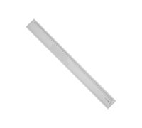 GRAPH'IT Righello 50 cm graduato - smussato e bordo antimacchia - acrilico trasparente resistente - ideale per studenti, artisti e professionisti, lettura semplice, disegno materiale tecnico,