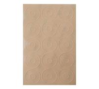 Righello Grip Dots - Anelli adesivi antiscivolo trasparenti, in silicone trasparente, adesivi adesivi adesivi | impugnature per righello per una presa sicura, anelli di supporto adesivo