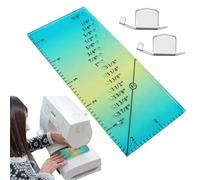 Righello guida per cuciture, calibro versatile e accurato per cuciture perforate, indicatori di linee versatili, strumento per tagliare linee rette per professionisti, principianti, artigianato