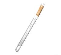 Righello in acciaio, 0-300/500 mm, strumento di misurazione con doppia scala, bordo dritto in metallo temprato con chiave per dadi per la costruzione di officine (500 mm)