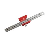 Righello in acciaio da 150 mm, 4590 gradi, in legno e alluminio, 150 mm, 4590, a lunga durata, progettato per un uso duraturo con una corretta durata e un funzionamento costante (1 set)