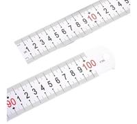 Righello in acciaio inossidabile con scala in pollici e centimetri, righello di misurazione per matematica, strumento di disegno per disegno e disegno, strumento di misurazione in acciaio inossidabile