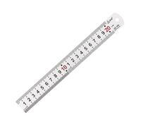 Righello in acciaio inossidabile da 30,5 cm, in metallo, bordo dritto, con misure metriche incise, strumento di misurazione di precisione per ingegneri, architetti, artisti