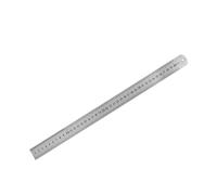 Righello in acciaio inossidabile Righello dritto in metallo in acciaio inossidabile, strumento di misurazione precisione a doppia faccia, scala metrica, accessori da 15 a 40 cm(400mm)